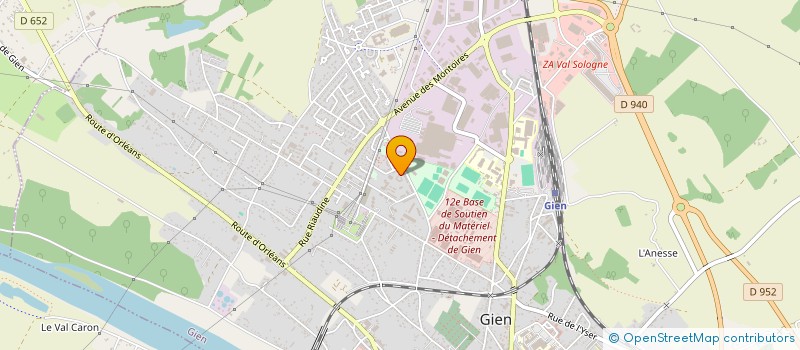 localisation de l'entreprise LA LOIRE ENSEMBLE à GIEN