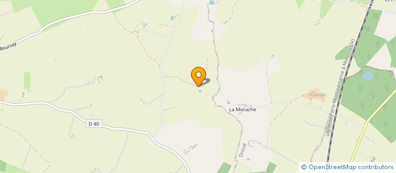 localisation de l'entreprise LA LOMBARDIERE  BOURSAY