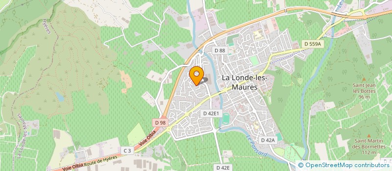 localisation de l'entreprise LA LONDE EN CLASSIC  LA LONDE-LES-MAURES