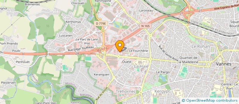 localisation de l'entreprise LA LONGERE à VANNES