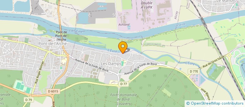 localisation de l'entreprise LA LONGERE  LES DAMPS