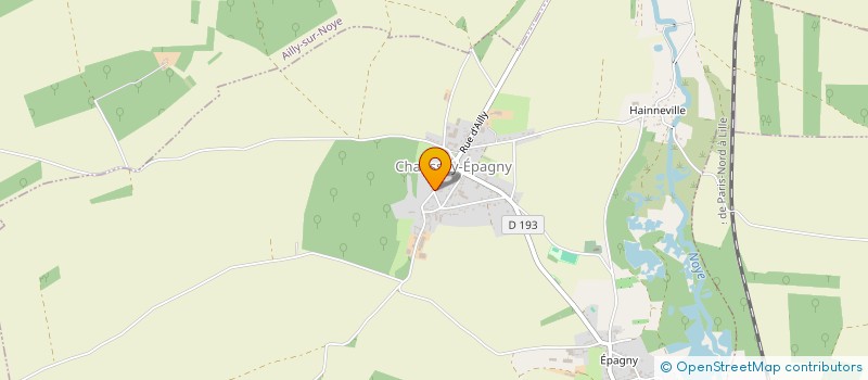 localisation de l'entreprise LA LONGERE  CHAUSSOY-EPAGNY