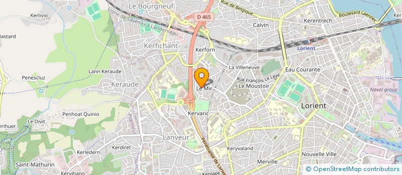 localisation de l'entreprise LA LONGERE PLOEMEUR  LORIENT