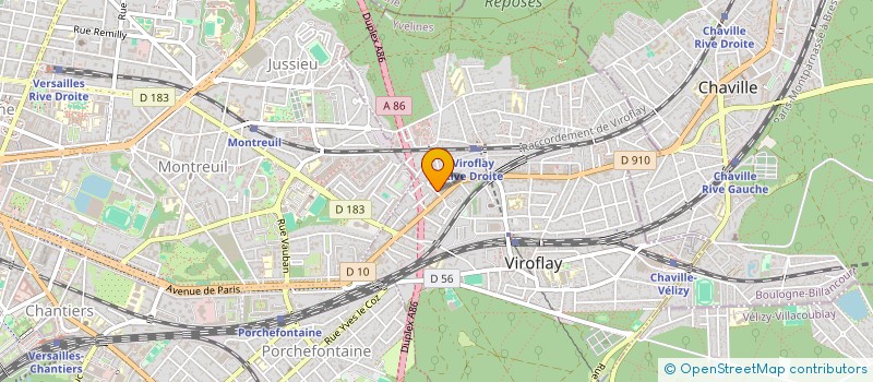 localisation de l'entreprise LA LONGROISIENNE  VIROFLAY