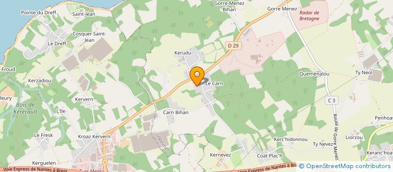 localisation de l'entreprise LA LOPERHETOISE  LOPERHET