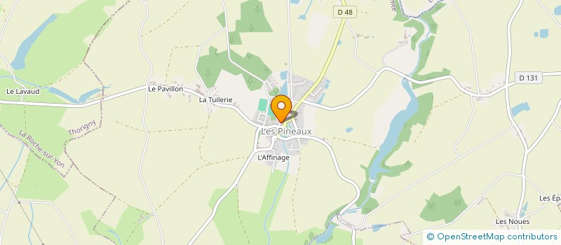 localisation de l'entreprise LA LORELIERE  LES PINEAUX