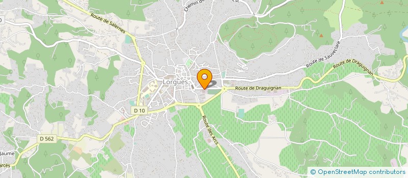 localisation de l'entreprise LA LORGUAISE  LORGUES