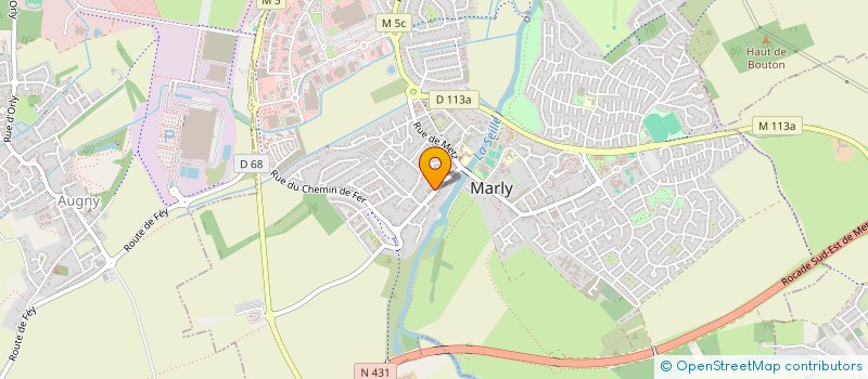 localisation de l'entreprise LA LORIENTAISE  MARLY