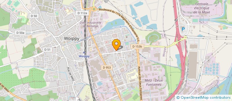 localisation de l'entreprise LA LORRAINE DU BATIMENT SARL  WOIPPY