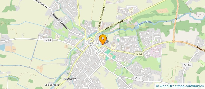 localisation de l'entreprise LA LORRAINIE  SAINT-LYS