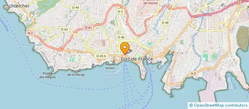 localisation de l'entreprise LA LORRINOISE à FORT-DE-FRANCE