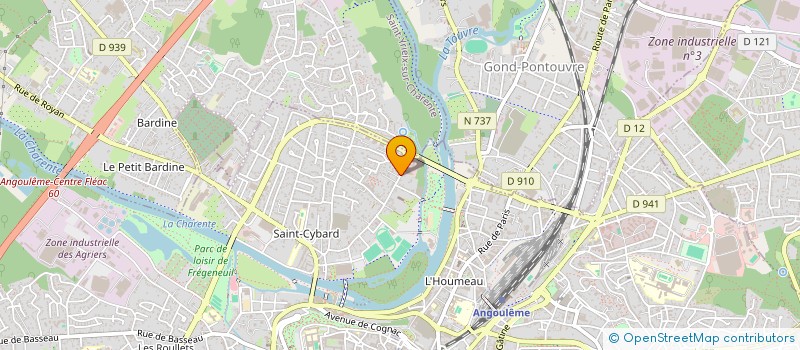 localisation de l'entreprise LA LOUBERIE à ANGOULEME