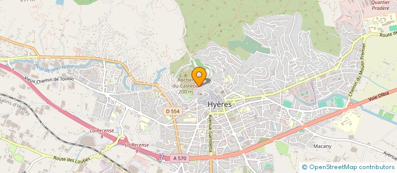 localisation de l'entreprise LA LOUBETTE à HYERES