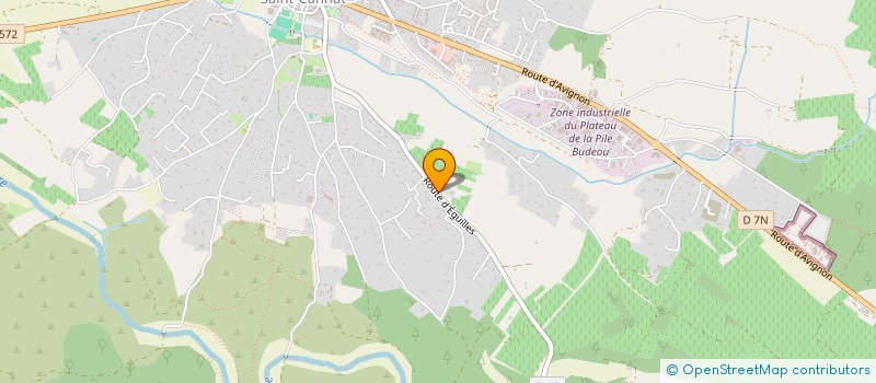 localisation de l'entreprise LA LOUBIERE  SAINT-CANNAT