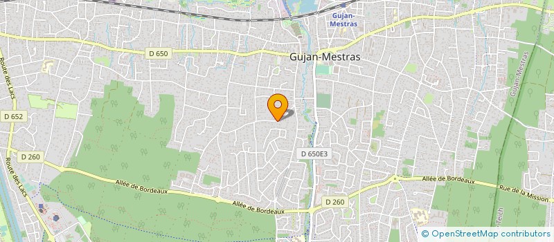 localisation de l'entreprise LA LOUBINE  GUJAN-MESTRAS