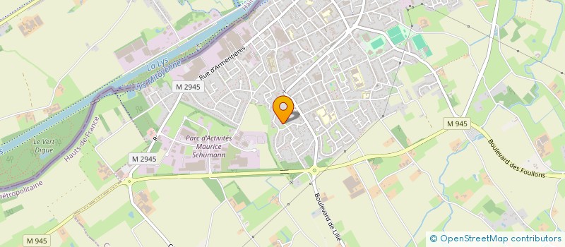 localisation de l'entreprise LA LOUCHE COMINOISE  COMINES