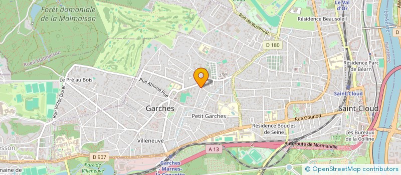 localisation de l'entreprise LA LOUIS COMPAGNIE à GARCHES