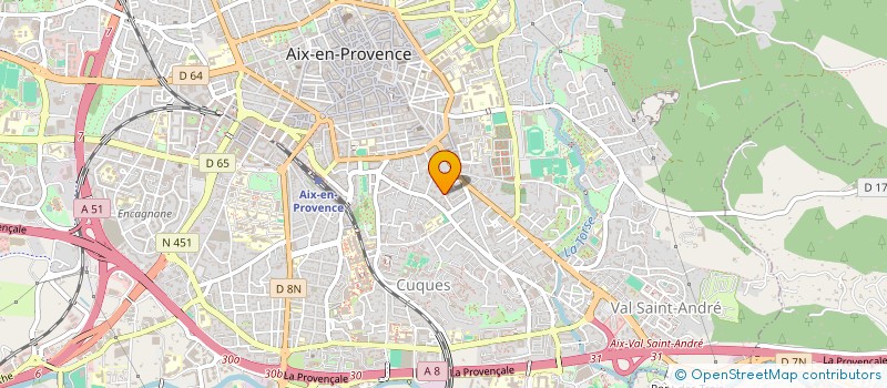 localisation de l'entreprise LA LOUISE à AIX-EN-PROVENCE