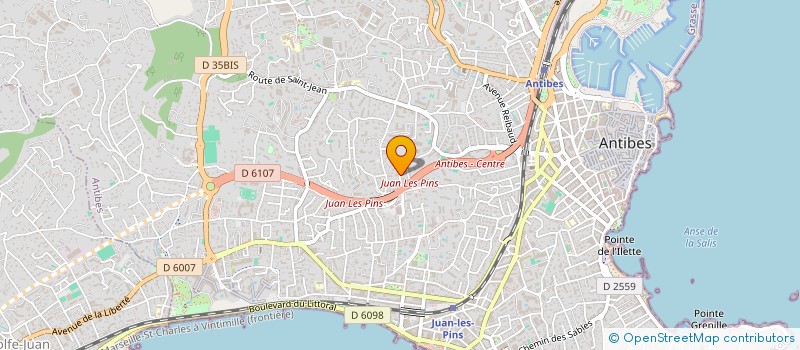 localisation de l'entreprise LA LOUISIANE à ANTIBES