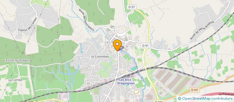 localisation de l'entreprise LA LOUISIANE  LES ARCS