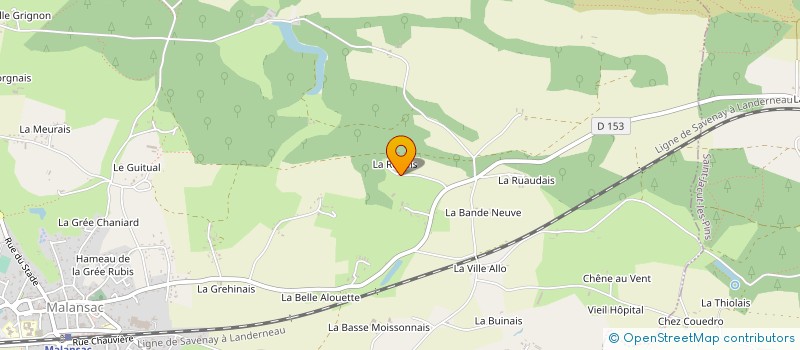 localisation de l'entreprise LA LOULAIS à MALANSAC