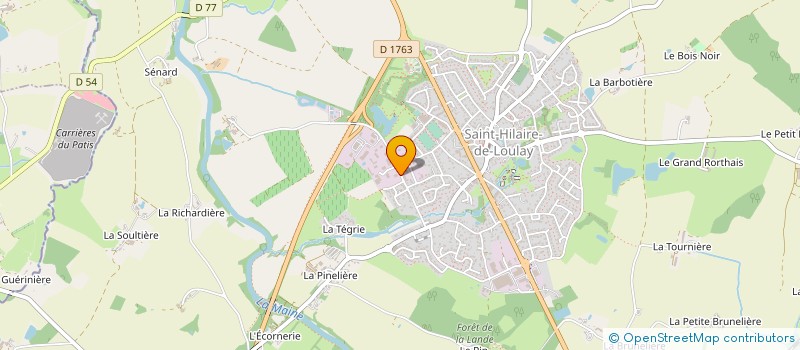localisation de l'entreprise LA LOULAYSIENNE à MONTAIGU-VENDEE