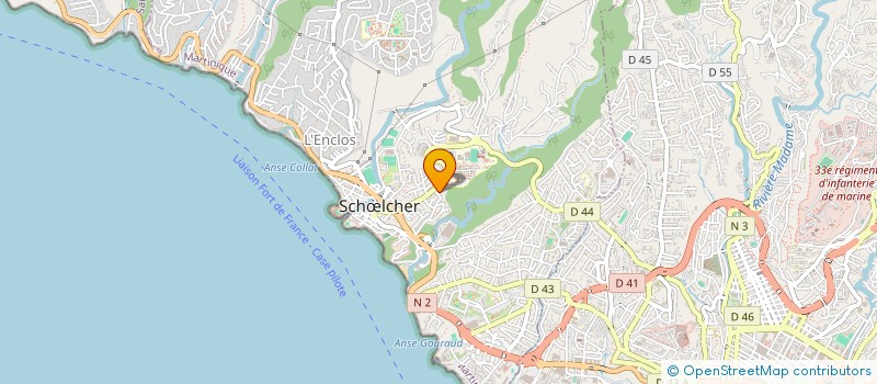localisation de l'entreprise LA LOUNA à SCHOELCHER
