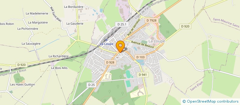localisation de l'entreprise LA LOUPE AUDITION à LA LOUPE