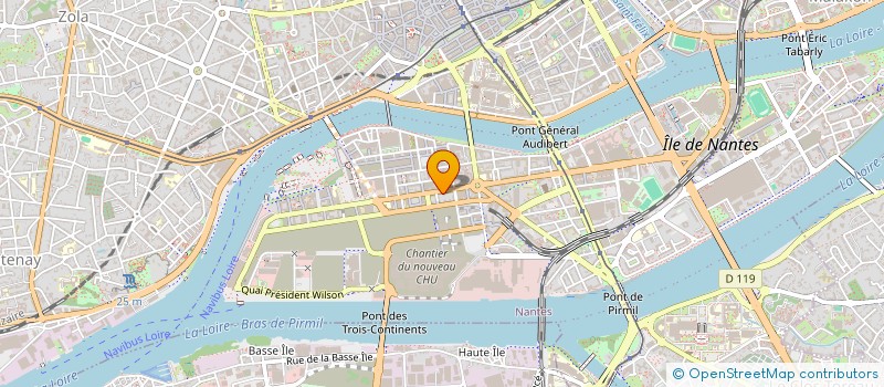 localisation de l'entreprise LA LOUPE IMMO à NANTES