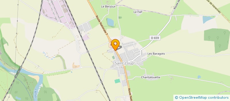 localisation de l'entreprise LA LOUPIOTTE  SAINT-LOUP