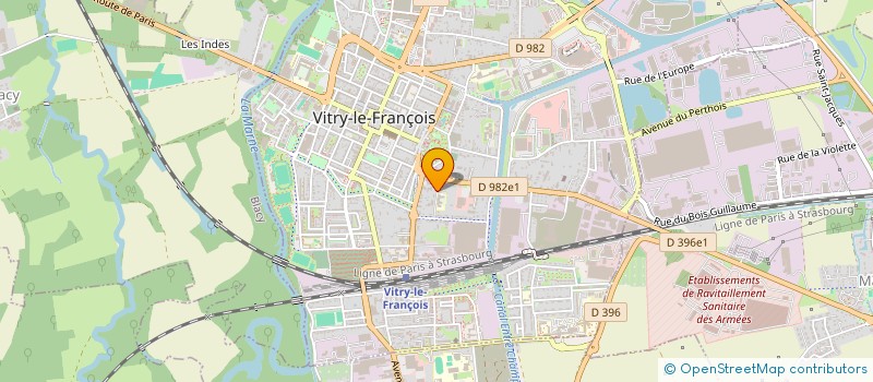 localisation de l'entreprise LA LOUPIOTTE BUSSENOT à VITRY-LE-FRANCOIS