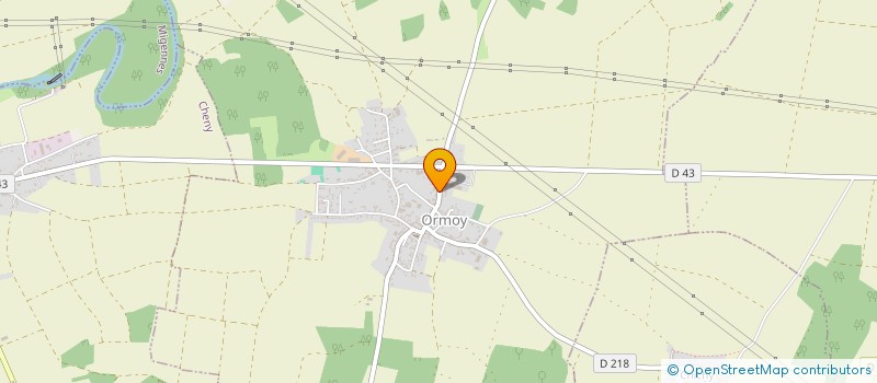 localisation de l'entreprise LA LOUPS BAR TEAM  ORMOY