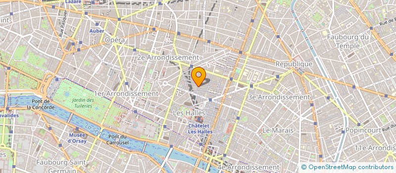 localisation de l'entreprise LA LOURE à PARIS