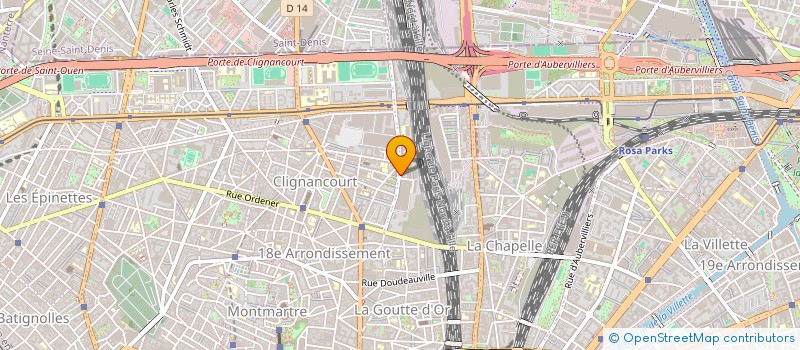 localisation de l'entreprise LA LOUVE  PARIS