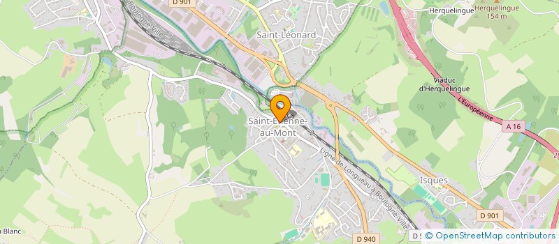 localisation de l'entreprise LA LOUVE  SAINT-ETIENNE-AU-MONT