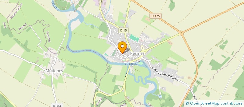 localisation de l'entreprise LA LOUVE  BARD-LES-PESMES