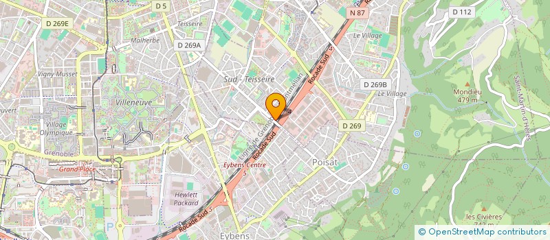 localisation de l'entreprise LA LOUVE à SAINT-MARTIN-D'HERES