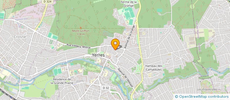 localisation de l'entreprise LA LOUVE  YERRES