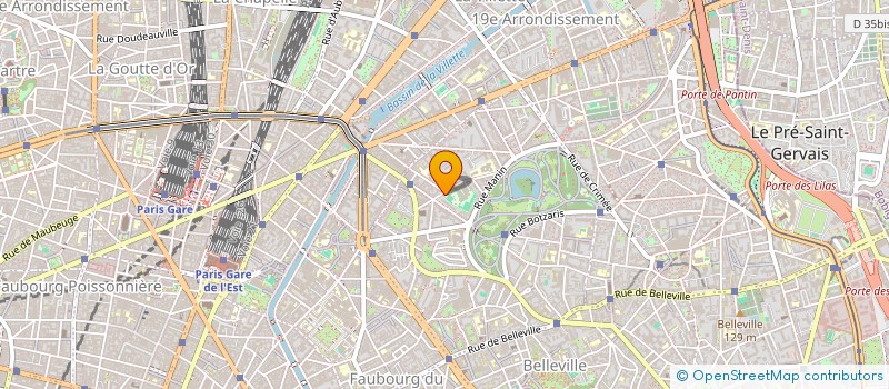 localisation de l'entreprise LA LOUVE AIMANTEE  PARIS