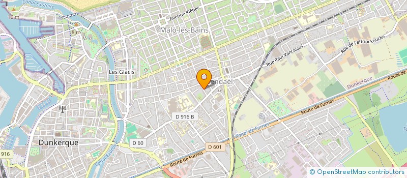 localisation de l'entreprise LA LOUVE IMMO à DUNKERQUE