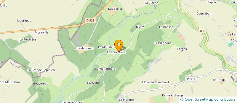 localisation de l'entreprise LA LOUVETIERE à MAROLLES-LES-BUIS