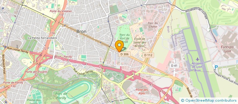 localisation de l'entreprise LA LOUVIERE  BRON