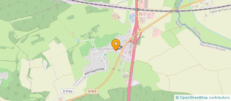 localisation de l'entreprise LA LOUVIERE  LESMENILS