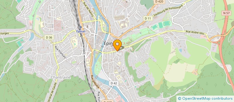 localisation de l'entreprise LA LOUVIERE à EPINAL