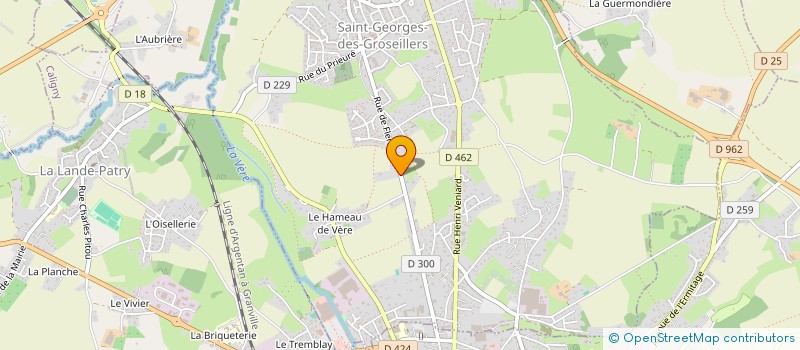 localisation de l'entreprise LA LOUVIERE à SAINT-GEORGES-DES-GROSEILLERS