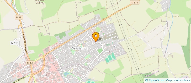 localisation de l'entreprise LA LOUVIERE SANTE  SEICHAMPS