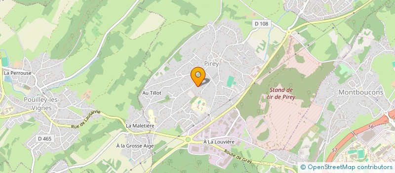 localisation de l'entreprise LA LOUVY  PIREY