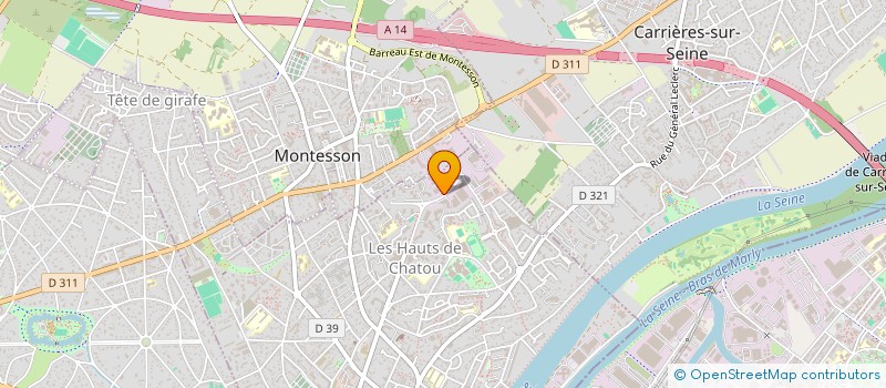 localisation de l'entreprise LA LOYALE à CHATOU
