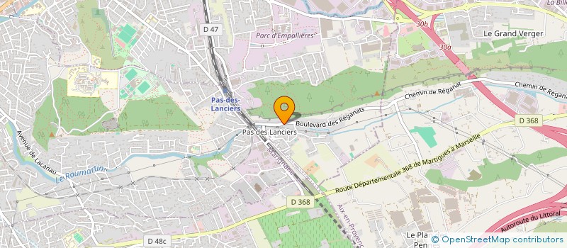 localisation de l'entreprise LA LOZE  SAINT-VICTORET