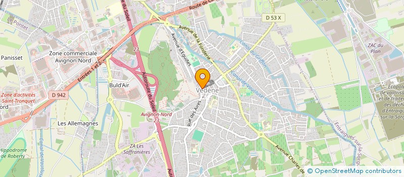 localisation de l'entreprise LA LOZERIENNE  VEDENE